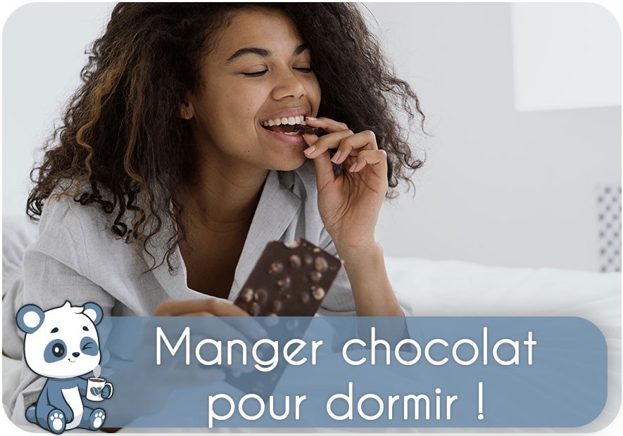 Les bienfaits de manger du chocolat noir le soir pour dormir, favorise le sommeil