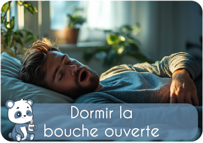 Dormir la bouche ouverte : cause, conséquences, signification et solution