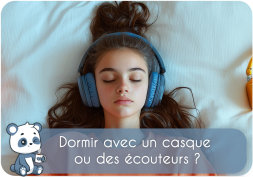 Dormir avec un casque audio, des écouteurs, de la musique toute la nuit : avis effet, danger