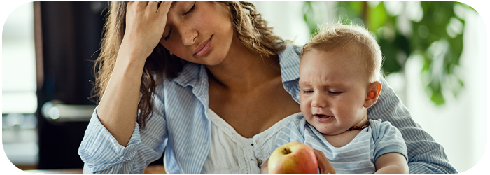 manque de sommeil avec bebe
