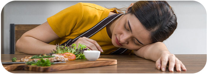sommeil apres le dejeuner