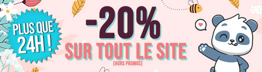 Plus que 24H à -20% de remise sur tout le site Le Bon Dormeur