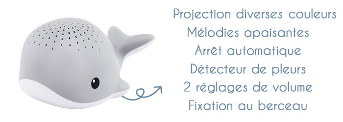 veilleuse baleine pour enfant