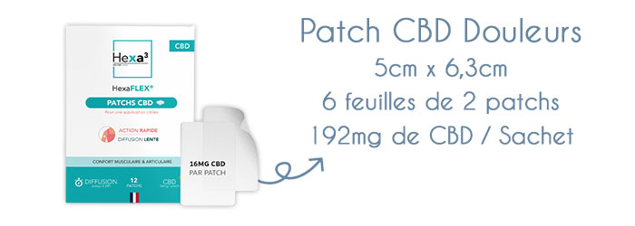 patch au cbd pour les douleurs